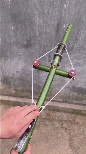 Spring crossbow on rollers 2