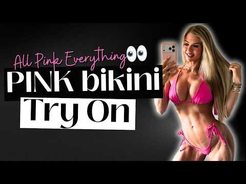 Pink Bikini Try-On W/Ashley