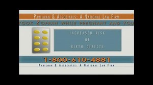 Parilman & Associates TV Spot, 'Zofran Warning'