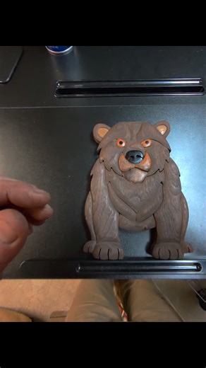 Drews Woodworking on Instagram: "Sometimes when making these the prohect doesnt turn out quite they way i wanted it to. #woodwork #fyp #gift #scrollsaw #art #intarsia #homedecor"