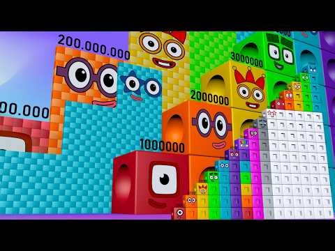 Epic & Incredible Numberblocks Puzzle Challenge | From 500 to 500,000,000 Mega Patterns!