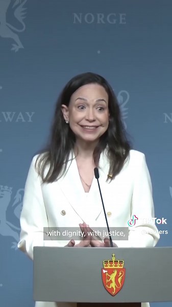 Maria Corina Machado's Inspiring Nobel Speech