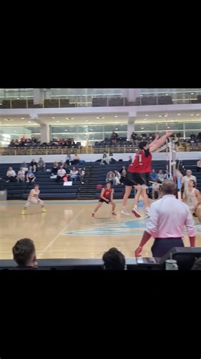 Monster Block | Monster Block | Brayden Gall SFU Red Flash Volleyball with a STUFF block!