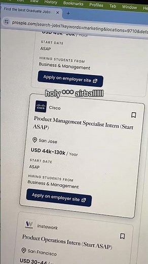 Thousands on PAID internships on prosple!! #shorts #internship #jobsearch #prospleusa