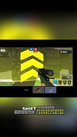 AWP Sniper vs Teleport Ability: Epic Blocky Battle! #shorts