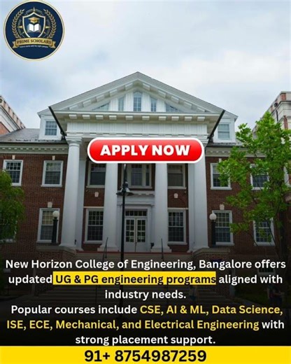 📍 New Horizon College of Engineering, Bangalore 🎓