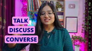 Talk, DISCUSS and Converse - Basic English Grammar Lesson-6 | Speak English with Shivangi