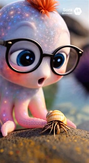 🐙 Ozzie Discovers a MAGICAL Tide Pool! | The Octopals #Shorts