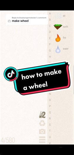 How to Make a Wheel in Little Alchemy