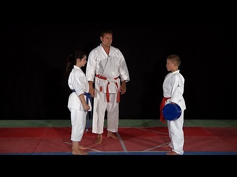 Kihon sur cible - KARATE enfants