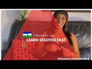 5 SESOTHO WORDS YOU NEED TO LEARN|BEGINNER LESSON #1