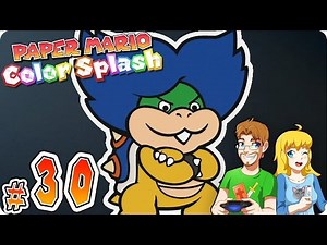 Paper Mario Color Splash Gameplay Walkthrough Part 30 Ludwig Boss Fight