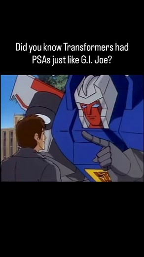 optimusupreme on Instagram: "Transformers G1 PSA “Don’t steal cars” featuring Tracks. During the second season of the G1 cartoon, public service announcements or PSAs starring Transformers characters were produced. These PSAs were nearly identical to those featured on the G.I. Joe series. The PSAs remained hidden until they were added as bonus content on Transformers DVD sets. “And knowing is half the battle!”💫 . . . #transformers #toycollection #toys #transformersg1 #takara #toyphotography #to