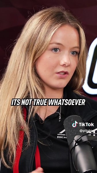 F1 Academy driver on Pitstop🏆 #f1