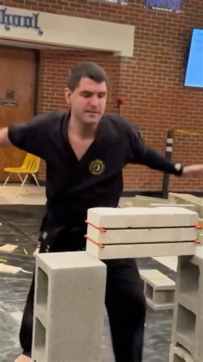 Testing Martial Arts Power Breaking Competition Performance #karate #martialarts #taekwondo #mma