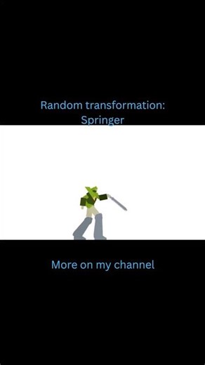 Random transformation: Springer #transformer #autobots #sticknodes #animation