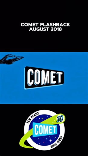 ✨ 10 years of COMET! 🚀 Throwing it back to August 2018 when we teased the future and it was weird, wonderful and 100% COMET. | Watch Comet