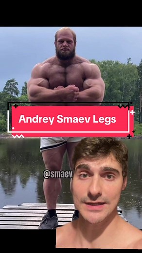 Andrey Smaev has a GREAT physique, but if he wanted to be a bodybuilder, he would need to bring up his legs. - - - #andreysmaev #gym #bodybuilding #bodybuilder #fyp