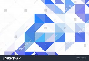 Dark Blue Vector Gradient Triangles Template Stock Vector (Royalty Free) 1150647983 | Shutterstock