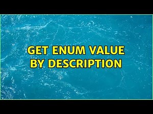 Get Enum Value By Description