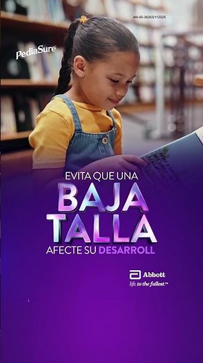 Mide su crecimiento y apóyal@ con PediaSure®.