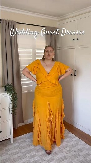 Plus Size Spring Wedding Guest Dresses #plussizefashion #plussize