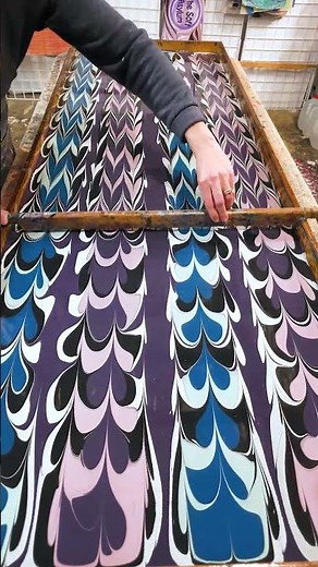 Pink and Purple Angel Wing pattern scarf