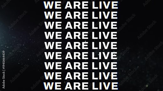 Streamer text message video in 4K with animated broadcast graphics and digital overlay elements. Modern streaming visual with dynamic typography for live content screens.