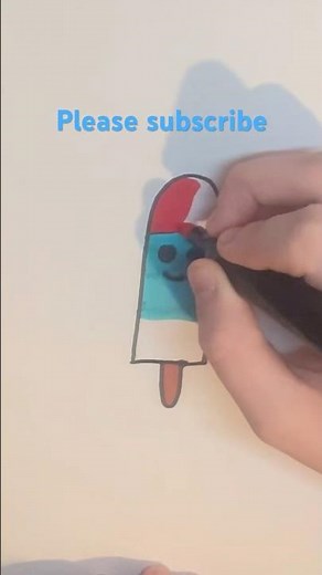 How to draw a cute popsicle