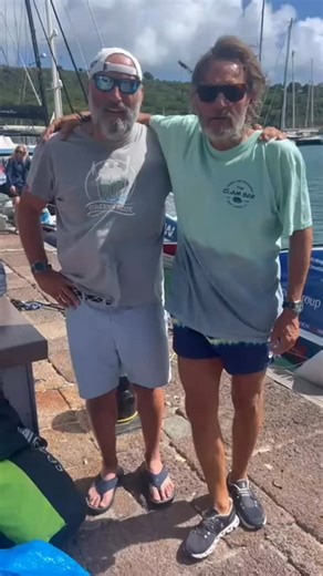 24 hours after arrival! A message for everyone who followed, supported and donated - from David Knaggs and Richard Larking of Greens2Blue. More tomorrow with an update on the incredible fundraising… @friendsofalfiemartin @maggiesyorkshire @alwoodleygolfclub @jaxijax1 @matrix_performance @duncroy1 @aaron1664 @dparky8413 @rowe_jessicaa @xjessica_ingramx @_graceknaggs_ @worlds.toughest.row | greens2blue