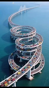 Jiaozhou Bay Bridge, Qingdao-Huangdao, China The world’s longest bridge across water is in China. Opened in June 2011, the 26.4 mile long Jiaozhou Bay Bridge (also called the Qingdao Haiwan Bridge) in northeastern Shandong Province, spans Jiaozhou Bay and links the port city of Qingdao to Huangdao Island. Official reports say the six-lane, T-shaped road bridge cost about $2.3 billion to build and will cut the travel time in half. Nearly 450,000 tons of steel was used in its construction along wi