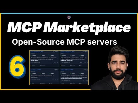 6 - MCP Marketplace: 3,000+ Free Open-Source MCP servers 🔥