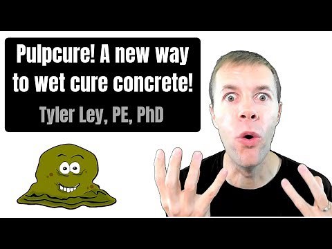 PulpCure! A new way to wet cure concrete