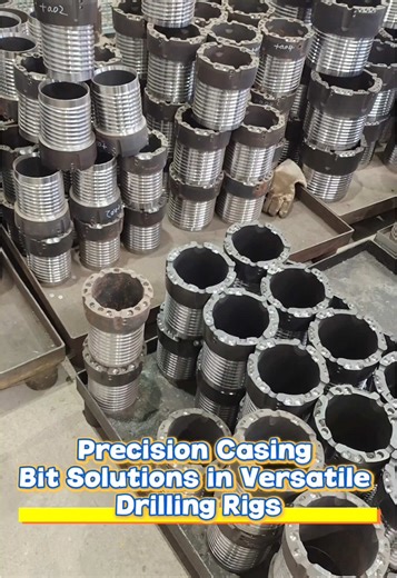 Precision Casing Bit Solutions in Versatile Drilling Rigs#casingbit #dthdrilling #dthbit #BrocaDeRevestimentoPreciso #SondasVersáteis #TecnologiaDeBrocaDTH #TecnologíaDePerforaciónDTH #ТочноеКейсингДолото #DTHБуровыеТехнологии