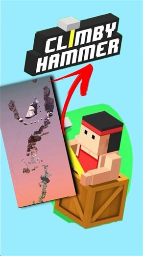 I Made a Getting Over It Map in Climby Hammer! #gettingoverit #climbyhammer #map #mobilegaming