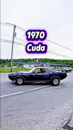 1970 Plymouth Cuda Plum Crazy Leads The Muscle Car Parade 🔥