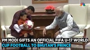 3.6K views · 71 reactions | Prime Minister Narendra Modi had fun with the young Bhutanese prince | CNBC-TV18 | Facebook