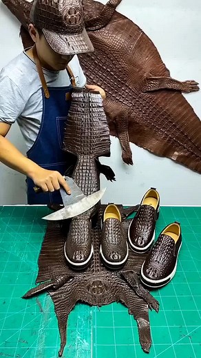 Crafting Alligator-Skin Shoes: A Step-by-Step Guide