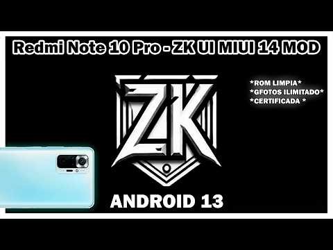 Redmi Note 10 Pro - ZK UI! THE PERFECT ROM! CERTIFIED AND BUG-FREE!