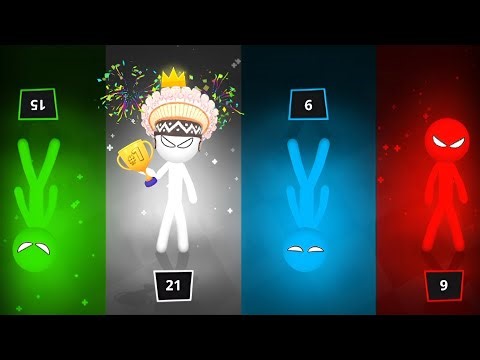 Stickman Party Tournament Mode 1234 | Random Players Gameplay Walkthrough Part 3
