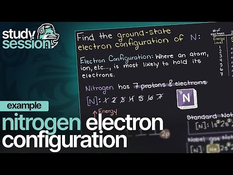Nitrogen Electron Configuration | Organic Chemistry