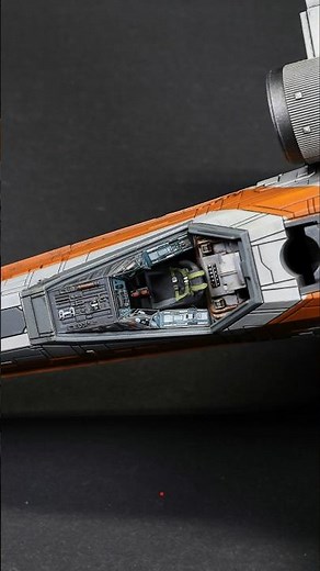 X-Wing cockpit gets more details👀| Bandai 1/72