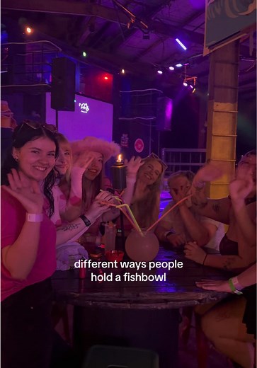 Unique Ways People Hold a Fishbowl at the Club
