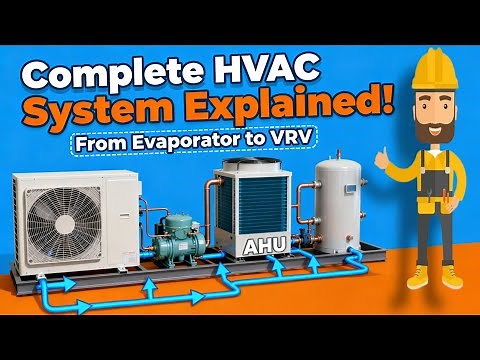 Complete HVAC Course in One Video | Learn Evaporator, Compressor, Expansion Valve, Cooling Tower