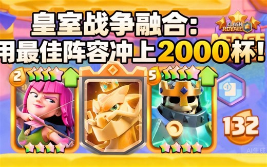 [中配]皇室战争融合：用最佳阵容冲上2000杯！ - MA2Gaming