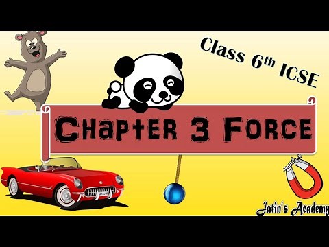 Ch 3 Force and Friction Physics Class 6 icse ‪@jatinacademy‬