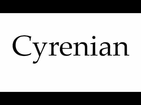 How to Pronounce Cyrenian