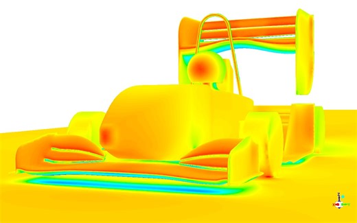 【Hypermesh+Star ccm+】 FSAE赛车空气动力学仿真网格划分案例