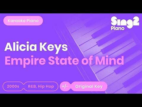 Alicia Keys - Empire State of Mind (Piano Karaoke)