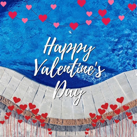 Triangle Swimming Pools on Instagram: "💘 Happy Valentine's Day! This year, fall in love with your backyard. #ValentinesDay #SpaSeason #BackyardLove #TriangleSwimmingPools #CreateYourOwnParadise #BackyardOasis"